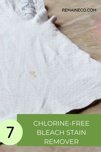 Sick of using dangerous chemicals such as bleach when removing stains? Here are our tips on how to remove stains without using bleach. via @remaineco