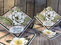 Susan Levasseur, WOW NOLA Creations, Diamond Easel Fold, Good Morning Magnolia, Stampin' Up!