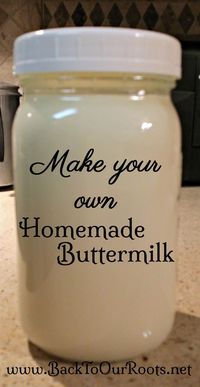 Have you ever thought about making your own homemade cultured buttermilk. It's very simple and I walk you through the process step-by-step.