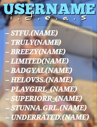 - Username ideas, baddie usernames, Instagram username ideas, usernames