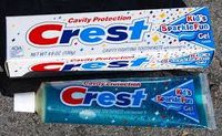 Crest sparkle toothpaste