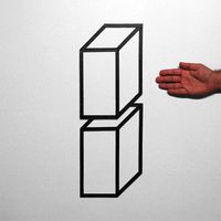 Hypnotizing Optical Illusion GIFs Made with Tape