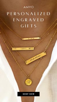 Cyber Monday Ends Nov 29th! Best Selling Personalized Engravable Necklace and Bracelets Jewelry Gifts for Mom. Quality jewelry your mom with LOVE! Handmade in NYC, free shipping $40+