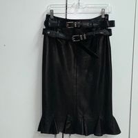 Dior Skirts | Christian Dior Lambskin Skirt Size 4 Rrr | Poshmark