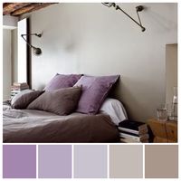 Love these colours! Purple Chroma Reduction colour palette with grey and tinted caramel brown. Hues reduced with grey create a subtle ‘Shadow’ palette and these often have a calm, subdued feel, depending on contrast levels. Colour reduction is when the intensity or purity of a hue is reduced by adding white (tints), another hue (contrasting hue), black or grey. Chroma reduction illustration by Zena O’Connor.