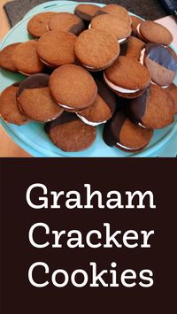 Graham Cracker Cookies Recipe - Books, Cooks, Looks