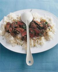 SAKE STEAK AND RICE | Recipes | Nigella Lawson