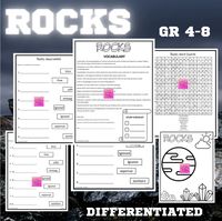 Rocks Worksheets Middle School Science - Etsy