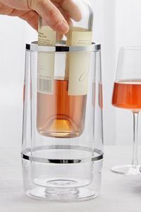 Whether you're hosting a bachelorette party or an extra special dinner, a wine cooler keeps bottles of wine or champagne chilled to a desirable serving temperature! It makes the perfect gift idea for your bartender friend or wine-loving friend! #winegift #weddingfavors #giftidea