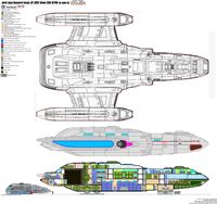 USS Raven, 7 of 9's parent's ship for Borg research.