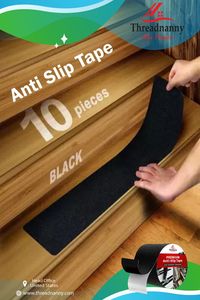 Our grip tape for stairs features thick, waterproof, and very strong commercial grade acrylic glue for long-lasting grip and performance; works on all surfaces such as wood, hardwood, concrete, metal, marble, tile, vinyl, laminate, etc.; it can also be used as shoe grips on ladders, skateboards, scooters, and more; designed to endure different weather conditions - rains, snow, wind