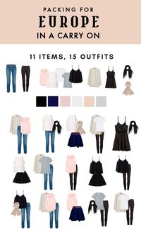 Packing For a Summer In Europe (In Just a Carry-On!)