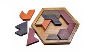 Natureich Rätsel Steckpuzzle mit geometrischen Formen