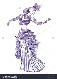 Ornament beautiful card with girl belly dance. Mehenidi element hand drawn. Perfect cards for any other kind of design, oriental dance, kaleidoscope, medallion, yoga, india, arabic