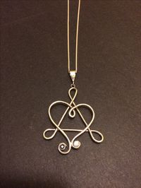 This is the adoption symbol. I added the birthstones of the mother and daughter.