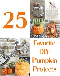 Recycled and repurposed pumpkin projects for Fall. Homeroad.net #fall #falldecor #pumpkin #pumpkinprojects