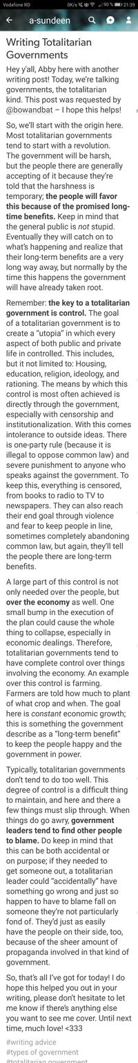 Totalitarian government