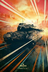 Progetto M35 poster by World of Tanks Official Brand Shop | Displate - get yours now!