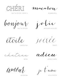 10 Must-Have Gorgeous Fonts