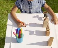 #schaduw #tekenen #decor #poppenkast #IBO #BKO