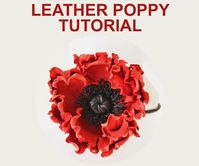 Leather and Fabric Flower Jewelry Accessories and Tutorials by PresentPerfectStudio - The Beading Gem's Journal