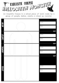 Exquisite Corpse Halloween activity « The Art Classroom