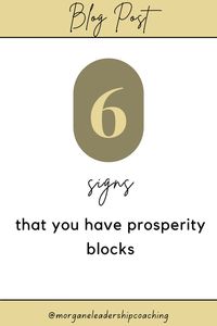 We often associate prosperity and abundance with money, but prosperity blocks (aka abundance blocks) can create blocks to receiving in general (and vice versa) whether it is a compliment, receiving help, opportunities, or even love you deserve to receive! You are worthy of receiving all your heart's desires. Is it easy for you to receive a compliment, a gift or money in exchange for your services? Or are you more of a giver? Click to read this article, you'll also get abundance journal prompts.