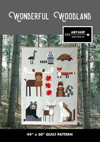 QUILT PATTERN Wonderful Woodland by Art East Quilting Co. | Etsy