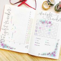 Using my Bullet journal for weight loss: Tracking, Planning and 71+ Examples | My Inner Creative
