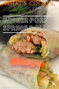 When you're looking for a unique and delicious dish to serve your loved one, look no further than this ginger pork spring roll. The subtle flavors of ginger and soy will leave them wanting more, and the filling of ground pork and cabbage is sure to please any palate. The best part of all is that this dish can be made in a snap, so there's no reason not to impress your partner!
