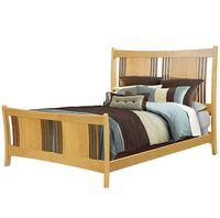 Amish Made Solid Wood Contemporary Providence Rake Bed