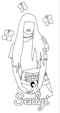 #redvelvet #seulgi #wendy #joy #yeri #irene #kpop #coloring #popculture #fanart #coloringbook #coloringpage #reveluv
