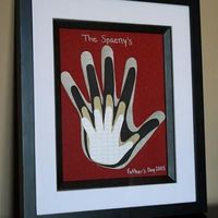 Framed Family Handprints