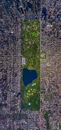 New York from way above