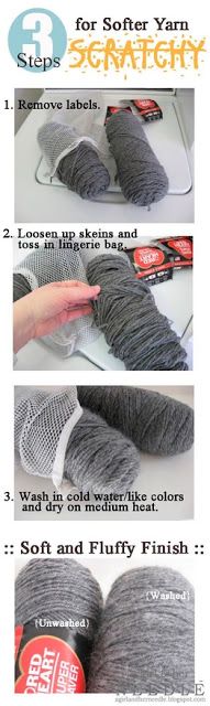 Homestead Survival: How To Soften Scratchy Yarn