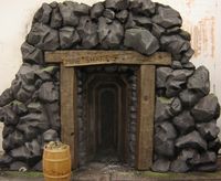 gold mine stage prop | just a google link, but cool for cave entrances too... put twinkle lights in for gems as in snow white and the seven drawfs.. off to work we go!