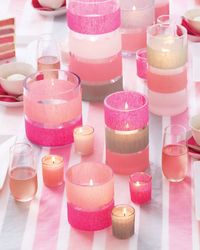 Striped Candleholders