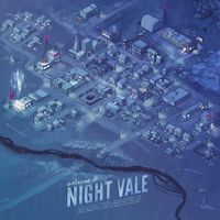 Welcome to Night Vale fan art map by LYNDSAY WASKO.