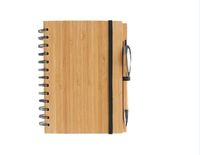 Custom Logo Bamboo Cover Spiral Notebook with Pen Type : Notepad. Cover Material : PP. Binding : Glue Bound. Size : A6. Lock : Without Lock. Usage : Promotion, School, Gift, Pocket. Inside Pages Printed : Horizontal Line. Inner Pages : 80-120 Sheets. Style : Printed. Color : Any Colors Available. custom logo bamboo cover spiral notebook with pen FAQ: 1. Production time: Usually need 30 days. Base on order quantity. 2. Sample time: 5-7 days,Sample cost base on request from 100-20