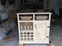 Shanty Console turns Wine Cabinet | Do It Yourself Home Projects from Ana White