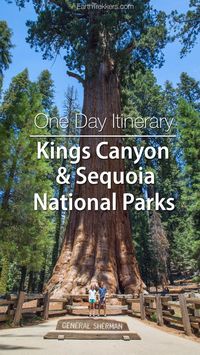 Kings Canyon Sequoia National Parks travel destinations USA. #bucketlists #usa