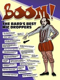 Shakespeare Insults Literary Fine Art Print. English Literature Poster