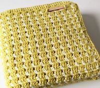 Gehaakt babydekentje met vintage look (gratis patroon)