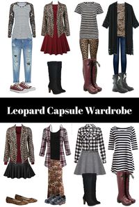 Leopard Print Capsule Wardrobe