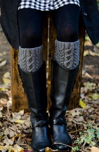 Savannah Boot Liners PDF knitting pattern from Pam Powers Knits