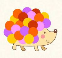 Аппликации из кружочков для малышей 2-3 лет