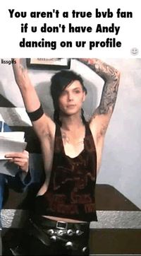 Pass it on...aahaha During a Byranstarz interview :P off dancing in the corner hahaha
