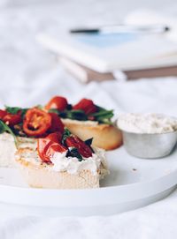 Herb & Garlic Cream Cheese on Toast - Liv B.