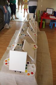 A Rainbow Paint Party For Iries Second Birthday. Shes In That Tag The Wall Stage