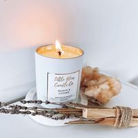 Hand Poured in Adelaid, every candle is made from natural soy wax, and comes with a choice of premium fragrance. #lycheeandguava #homedecor #soywaxcandle #scentedcandle